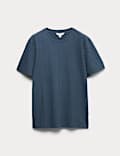 Supima® CottonRich Stretch Jacquard T Shirt