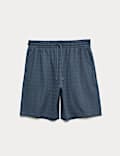 Pantalón corto de pijama de jacquard de algodón Supima®