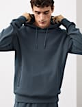 Sweat à capuche extensible en modal mélangé