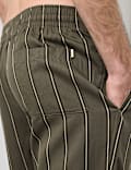 Slim Fit Pure Lyocell Striped Pyjama Bottoms