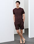 Cotton Rich Jacquard Pyjama Shorts