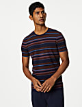 Cotton Blend Signature Stripe Vest