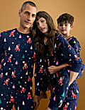 Men's Disco Santa Family Christmas Pyjama Set