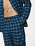 Brushed Cotton Checked Pyjama Set