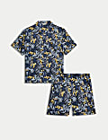 Ensemble pyjama 100&nbsp;% coton avec imprimé