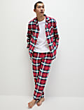 Men's Checked Family Christmas Pyjama Set