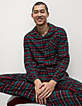 Men's Classic Checked Family Christmas Pyjama Set