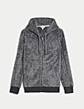 Sweat ultra-doux à capuche avec fermeture à glissière