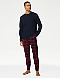 Supersoft Checked Loungewear Bottoms