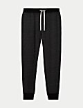 Jogger με τσέπες από 100% βαμβάκι με ανάγλυφη υφή