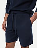 Pure Cotton Waffle Loungewear Shorts