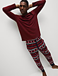 Pure Cotton Fair Isle Pyjama Set