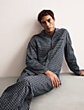 Pure Supima® Cotton Geo Print Pyjama Bottoms