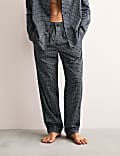 Pure Supima® Cotton Geo Print Pyjama Bottoms