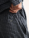Pure Supima® Cotton Geo Print Pyjama Bottoms