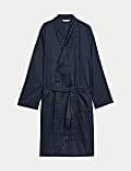 Pure Cotton Polka Dot Dressing Gown