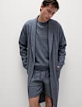 Pure Cotton Waffle Dressing Gown