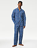 Pure Cotton Checked Pyjama Set