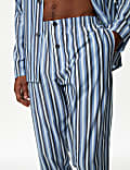 Pure Cotton Striped Pyjama Set