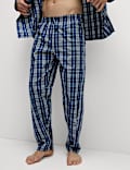 Pure Cotton Checked Pyjama Set