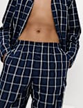Pure Cotton Checked Pyjama Set