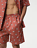 Pyjama 100 % coton à imprimé zébré