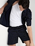 Pure Cotton Polka Dot Shortie Pyjama Set