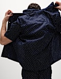 Pure Cotton Polka Dot Shortie Pyjama Set