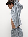 Pure Cotton Checked Pyjama Set