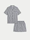 Pure Cotton Checked Pyjama Set