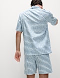 Pyjamaset van zuiver katoen met print