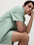 Pure Cotton Striped Pyjama Set
