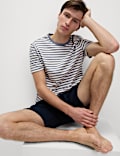 Pure Cotton Striped T-Shirt