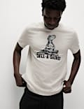Pure Cotton Dinosaur Graphic Pyjama Top