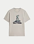Pure Cotton Dinosaur Graphic Pyjama Top