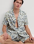 Pure Cotton Tropical Print Pyjama Set