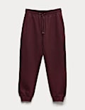 Cotton Rich Quilted Ribbed Joggers