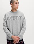 Cotton Rich Off Duty Loungewear Sweatshirt