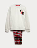 Pure Cotton Spencer Bear™ Christmas Pyjama Set