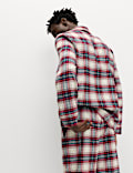 Pure Cotton Family Christmas Checked Pyjama Set
