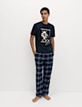 Pure Cotton Christmas Beer Loungewear Top