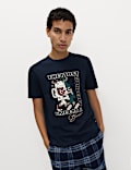 Pure Cotton Christmas Beer Loungewear Top