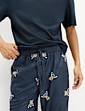 Pure Cotton Spencer Bear™ Print Joggers