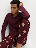 Pure Cotton Gingerbread Pyjama Bottoms