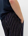 Pure Cotton Striped Pyjama Bottoms