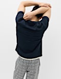 Pure Cotton Soho NYC Graphic Loungewear Top