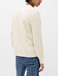 Cotton Rich Textured Henley Loungewear Top