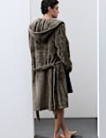 Fleece Textured Dressing Gown