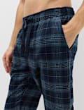 Pure Cotton Checked Jogger