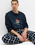Cotton Rich Spencer Bear&trade; Loungewear Sweatshirt